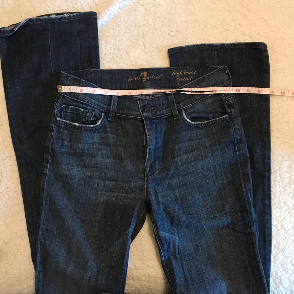 7 for all Mankind Size 28 High Waist Bootcut Jeans - Picture 7 of 8